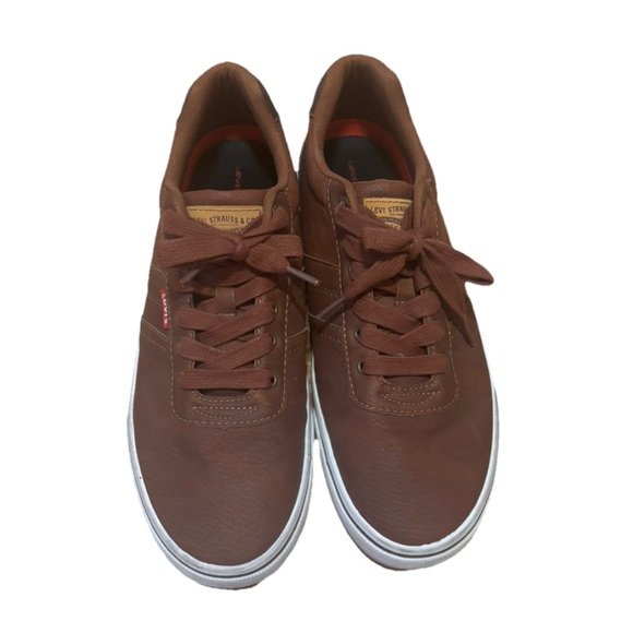 Levi's Men Tan Brown Casual Sneakers Miles WX Perf X 10 - Picture 2 of 8
